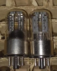 6N8S 6SN7 Metal Base Hole Plate MELZ Tubes 2 pcs
