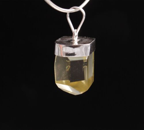 Colgante de piedras preciosas punta de cristal natural A-F plata 925 ojal único tesoro de piedra - Imagen 202 de 265