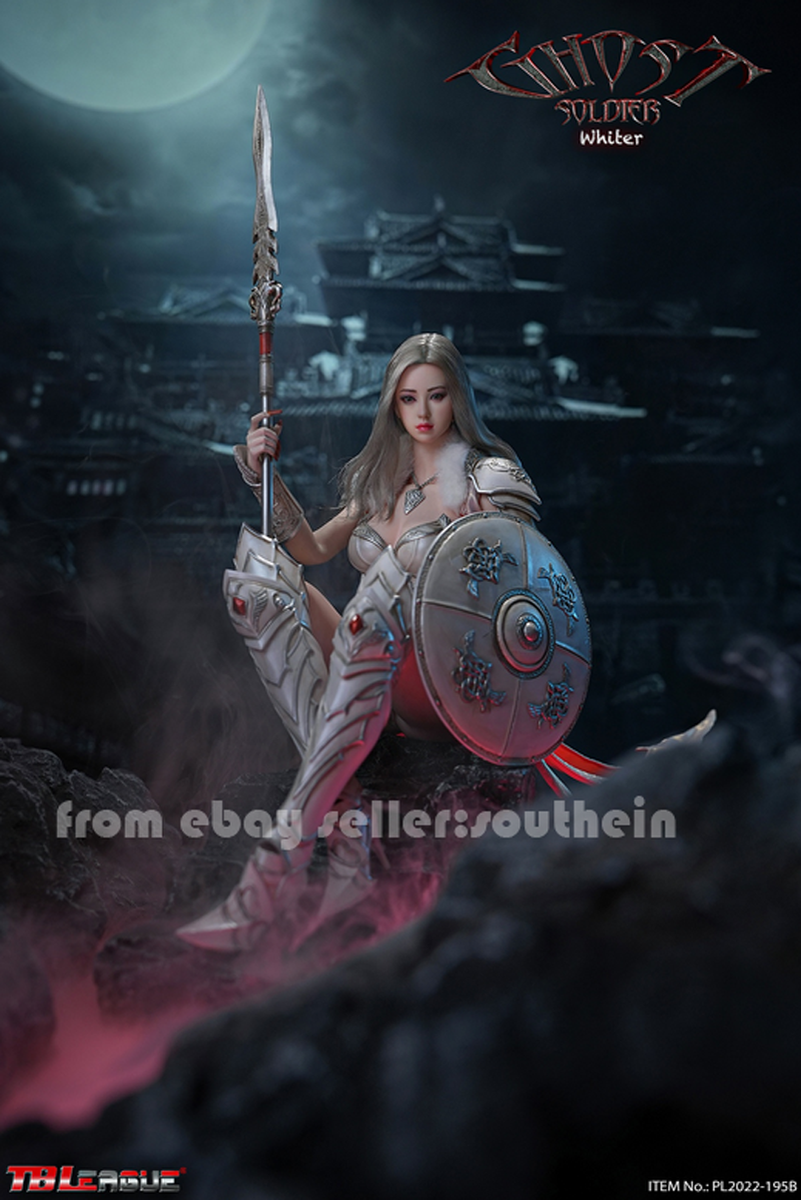 TBLeague 1/6 Ghost Soldier Ghost PL2022-195 White Action Figure | eBay