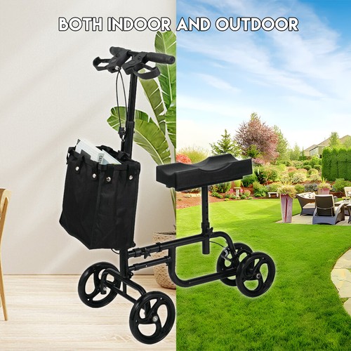 Foldable Knee Walker Scooter Mobility Walking Equipment Alternative Crutches New - Picture 9 of 14