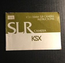Retro Vintage Sears KSX 35mm SLR Film Camera - User Instruction Manual