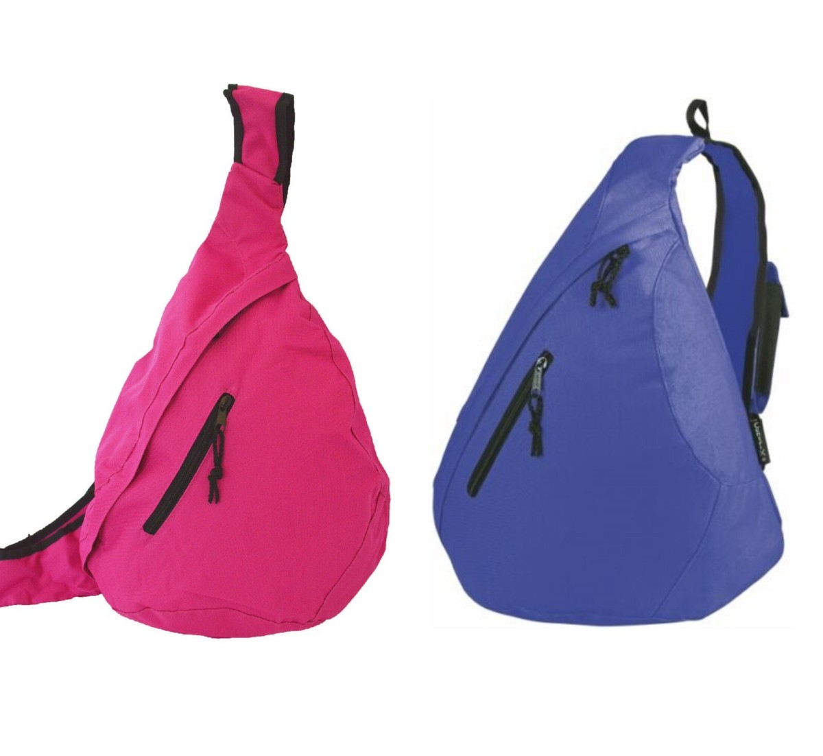 BAG MONO STRAP SLING ONE STRAP BACKPACK SHOULDER CYCLING TRAVEL GYM PINK  PURPLE