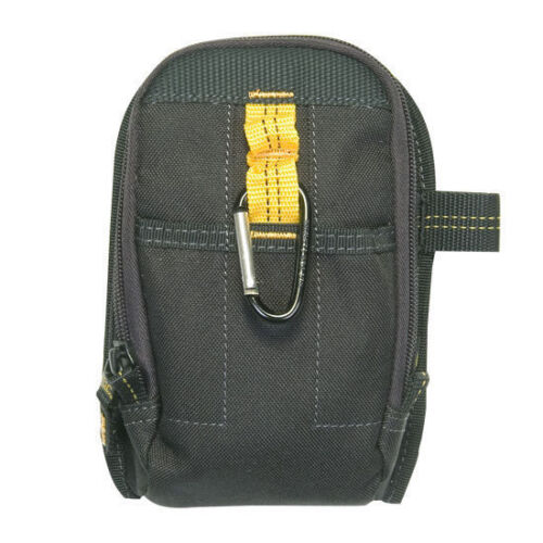 9 Pocket Zipper Tool Belt Pouch w/ Carabiner Clip - Custom Leathercraft CLC 1504 - Picture 3 of 4
