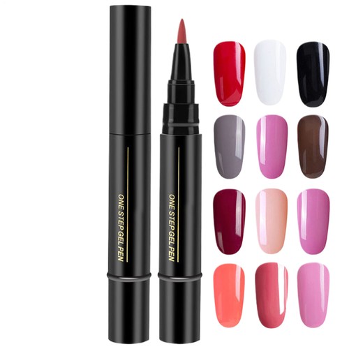 Nail Polish Pens Gel Art Quick Drying Pens Fast Dry Nail Color Pen Nail