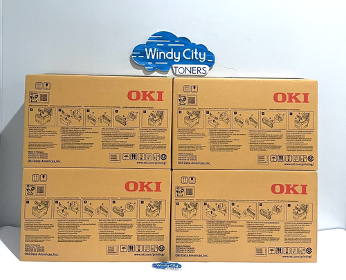 Ensemble de batteries Oki Image YMCK 45395717, 18, 19, 20 couleurs MPS3537, série MPS4242 - Photo 2/4