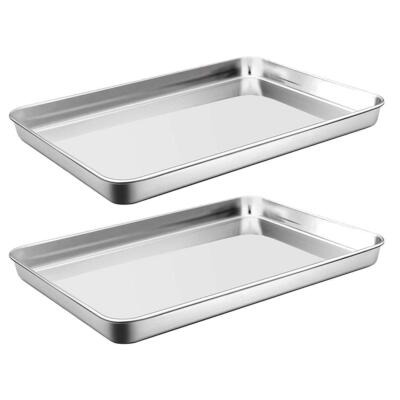 Stainless Steel Cookie Sheet Baking Pan Oven Tray Commercial