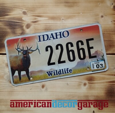 USA Nummernschild/ Kennzeichen/license plate/wildlife* Idaho Elk *