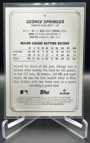 2022 Bowman Platinum Pick Your Card (Base, Top Prospects, Inserts & Parallels) - Picture 99 of 105