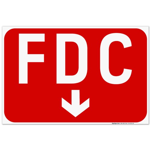 FDC Pfeilschild nach unten, roter Hintergrund, - Bild 82 von 85
