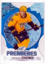 2023-24 Upper Deck Ice Blue #193 Spencer Stastney RC /799 - Nashville Predators