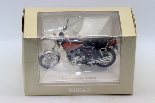 New Norev 1:18 Kawasaki Z900 Naranja 1973 Moto Bike Motorcycle Toys Model - Picture 15 of 15