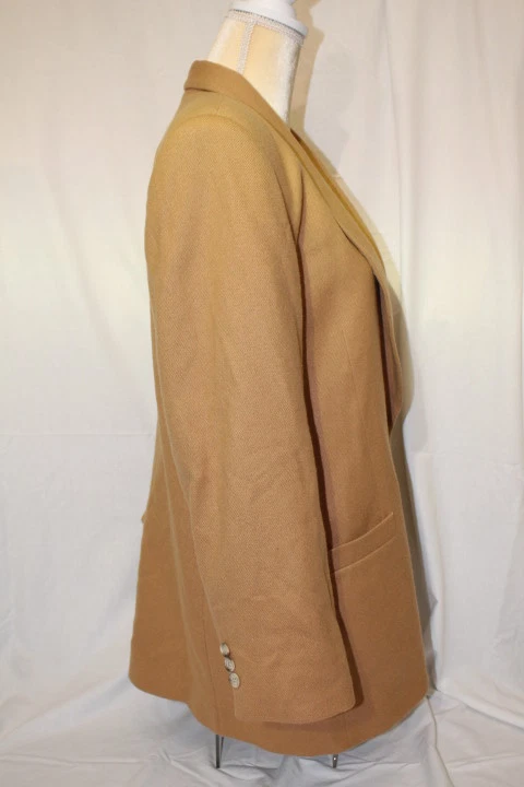 Blazer OLEG CASSINI 100% Lana Marrón "Clásico" Mujer Talla L (B134) Foto 4 de 4