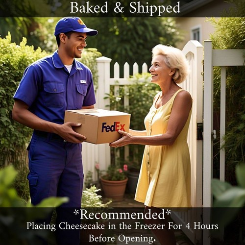 Andy Anand Glutenfreier Kirsch-Käsekuchen 9 Zoll (3,4 Pfund), Versand am 2. Tag Luft - Bild 6 von 8