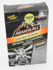 Armor All Ultra Shine XL Wheel Cleaning Wipes, 16 count