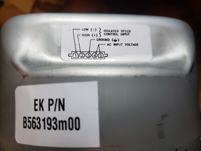 AMETEK 119156-54 WINDJAMMER BRUSHLESS BLOWER (Loc. NLM) | eBay