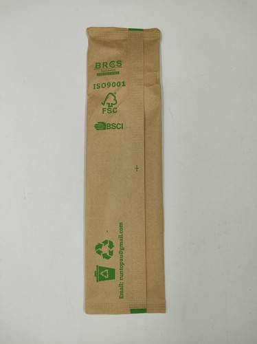 100pcs 16cm Ind-Wrap Wooden Spork Party Picnic Food Delivery Takeaway - Picture 3 of 3