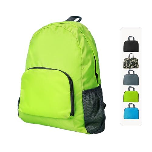 Lightweight Travel Hiking Backpack for Women & Men in Green