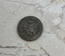 1862 Belgium 5 Centimes - Des Belges