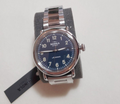 Shinola THE RUNWELL AUTOMATIC WATCH- Metal Bracelet