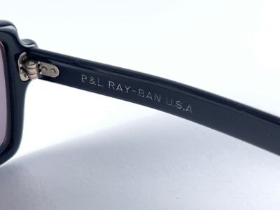 NEW VINTAGE RAY BAN BENJI BLACK & BLUE 1960'S MIDCENTURY USA