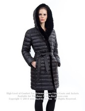 ✪ Goose Down Coat Jacket W/ Mink Fur Sz Xl Us 14 Eu 46 $895 Пуховик Норка