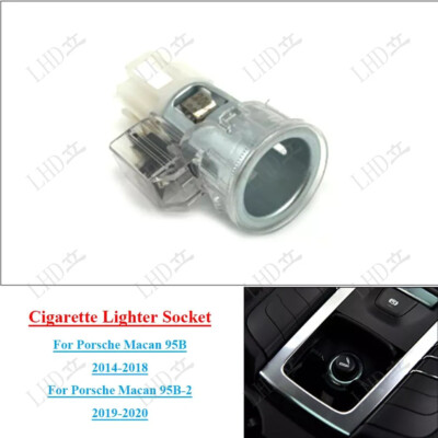 Center Console Cigarette Lighter Socket For Porsche Macan 95B/95B-2  2014-2020）