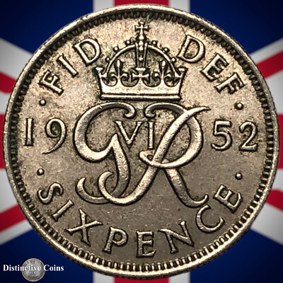Great Britain 1952 Six Pence GB1806 | eBay