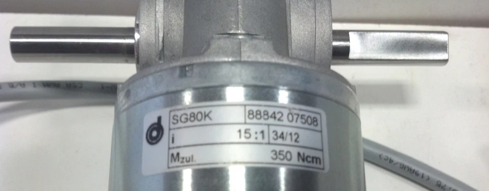 Серводвигатель Ametek Dunkermotoren GR63X55 с редуктором SG80K и выпрямителем 8871106003 - Изображение 3 из 4