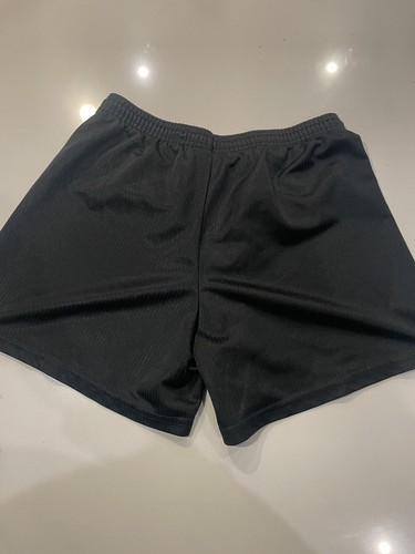 Solid Black Athletic Shorts, Youth Medium - Picture 3 of 3