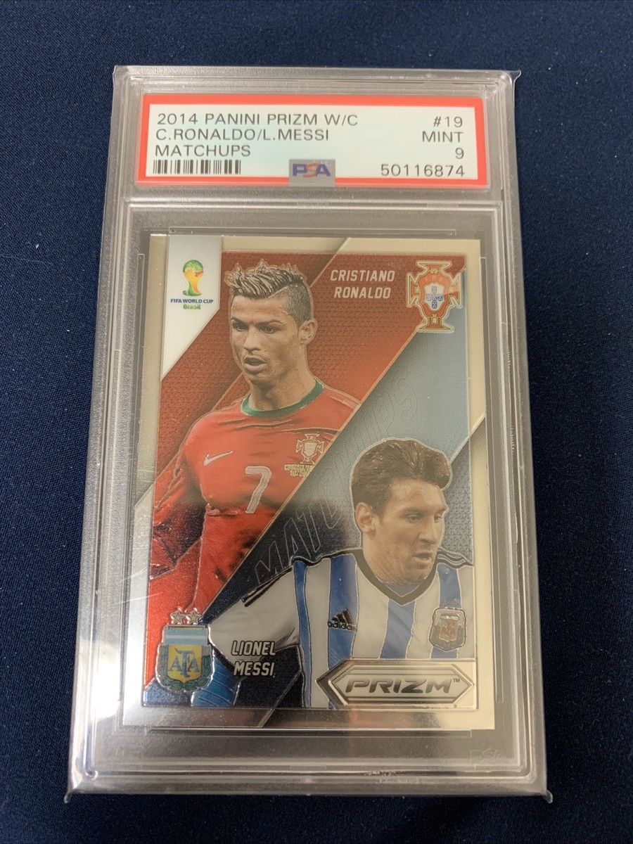 2014 Panini Prizm World Cup Cristiano Ronaldo Lionel Messi 