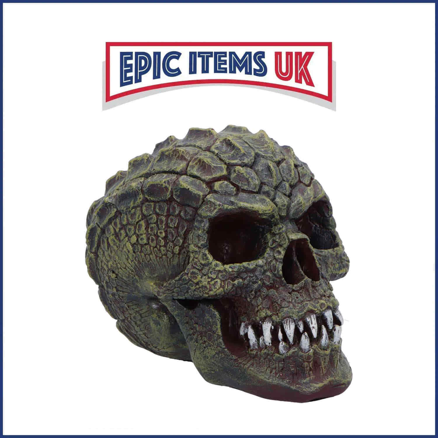 Nemesis Now Reptillian Scale Skull 17cm - IN STOCK