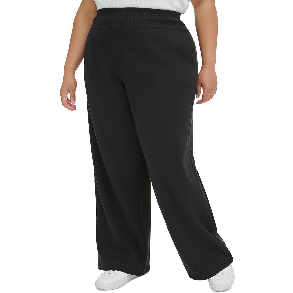 Женские черные спортивные брюки Calvin Klein Performance Athletic Plus 1X BHFO 2803