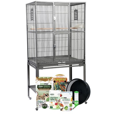 Glider Shopping Exotic Nutrition Congo Cage - Durable 68 Glider Shopping Exotic Nutrition Congo Cage - Durable 68