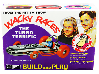 #ad SKILL 2 SNAP MODEL KIT TURBO TERRIFIC quot;WACKY RACESquot; TV SERIES 1 25 BY MPC MPC937 $27.99