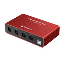 DigitalLife Quad MIDI I/O Controller USB Interface
