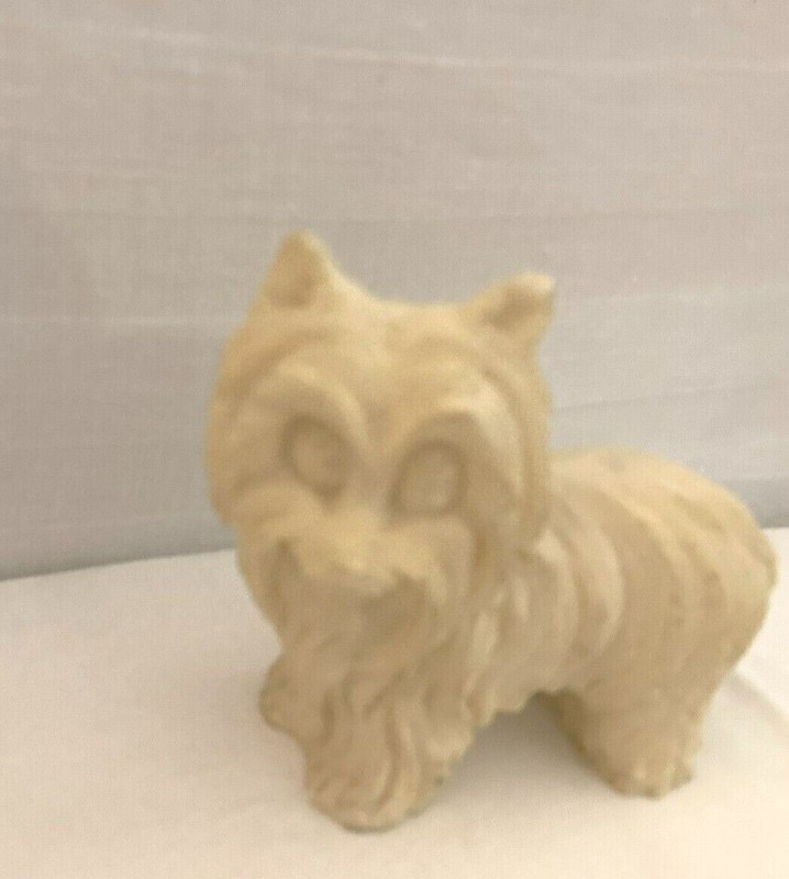 Vintage A. Santini Sculptor Italy Classic Figure Dog Scottish  Terrier 4 "