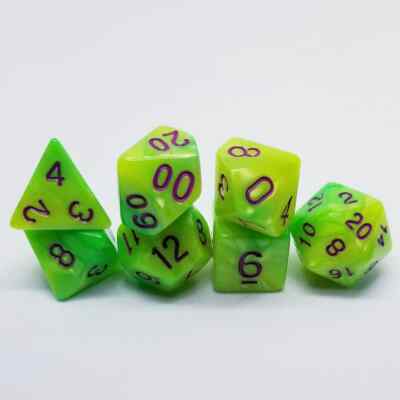Patient Zero Dice RPG Set 7 Polyhedral DND Dungeons and Dragons Pathfinder 