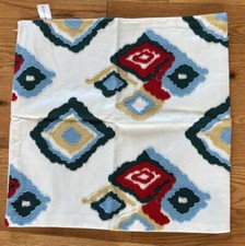 Boho Pillow Case Cover Geometric Embroidered 17 X 17 Colorful