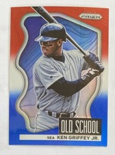 2022 Ken Griffey Jr Panini  Prizm RWB Old School Red White Blue Prizm