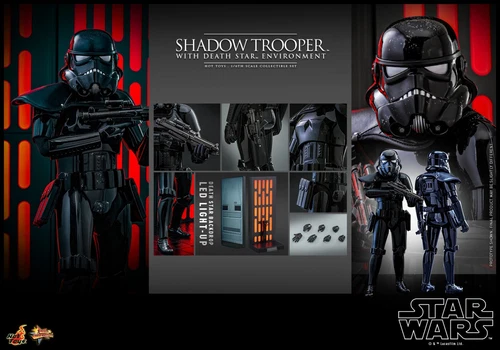 IN STOCK AUTHENTIC HOT TOYS STAR WARS SHADOW TROOPER DEATH STAR LED MMS737 1/6 - Picture 1 of 18