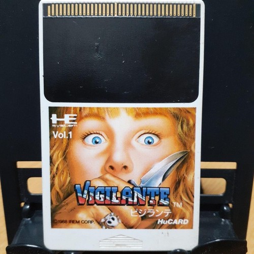 Vigilante PC Engine PCE IC01001 1989 NTSC-J NEC irem rastreo uso japonés - Imagen 3 de 14