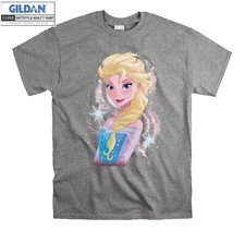 Disney Frozen Elsa Snowflake Swirls Graphic Hoodie Tshirt Men Women Unisex AC254