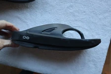 Unisex Black Rubber OOFOS Thong Sandals Woman's 8 Mans 6