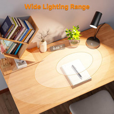 Adjustable LED Eye-Caring Desk Lamp Dimmable Stepless Brightness 3 Color Modes