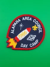 Alpha Area Councill Day Camp 1986 Patch BSA Scouts America NEW