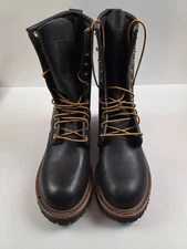 Red Wing 218 Leather Logger Firefighter Work Boots Made In USA Men’s 9 D