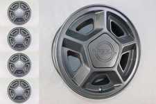 Original Opel Manta A B Kadett D 14 Zoll Alufelgen GM DR 6Jx14 ET30 4x100