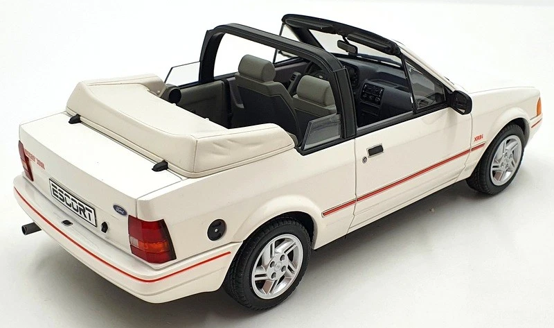 Otto Mobile 1/18 Scale Resin OT398 - Ford Escort Mk 4 XR3i Cabriolet - White - Image 2 of 4
