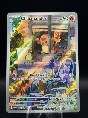 Pokémon TCG Scarlet & Violet Charmander 044 Black Star Promo Full Art
