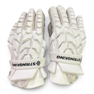 StringKing Flyer 1 Lacrosse Gloves - White - Used Good Condition